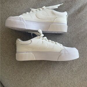 Brand new unworn Nike legacy court shoe platform size 8.5